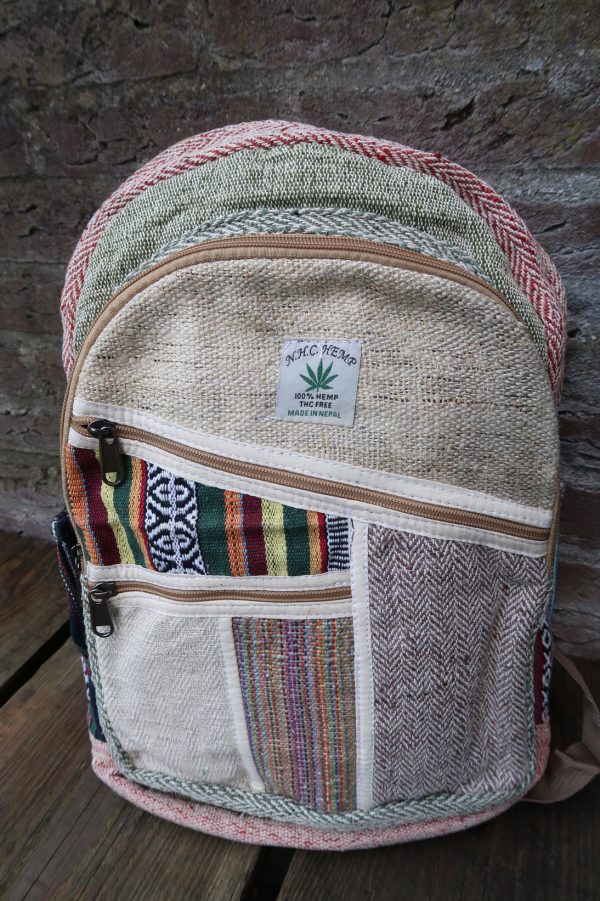 Fair trade backpack organic unique trendy hemp