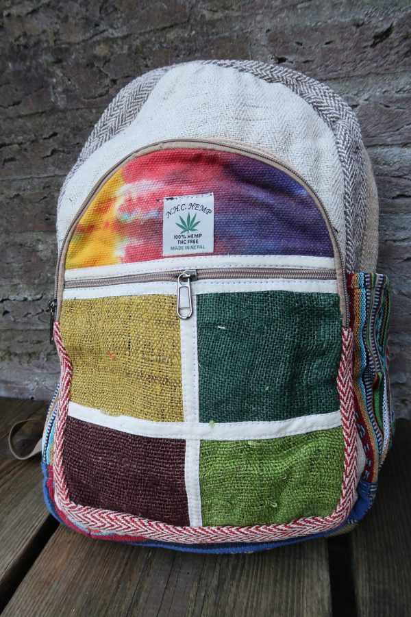 backpack Nepal fairtrade 100% hemp