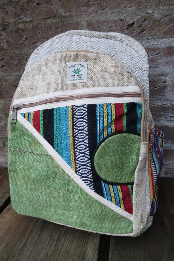 backpack fairtrade ecologische hennep duurzaam voorvakken