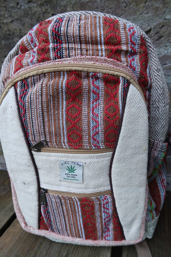 backpack hemp hempmade nepalese rugtas