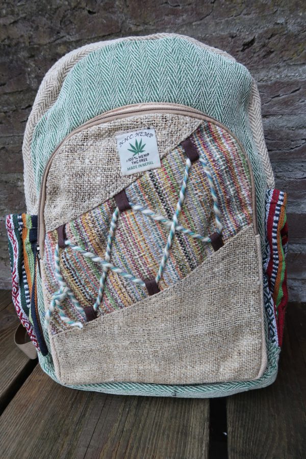 hemp bag Hand crafted multicolor nepal