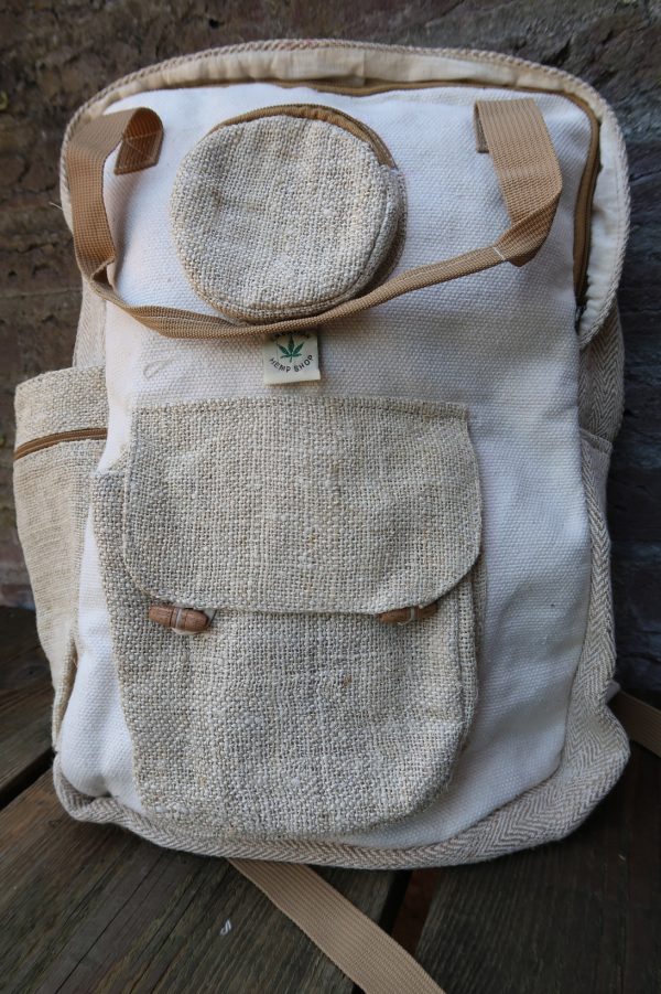 weed backpack hemp handmade nepal