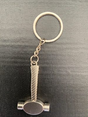 Hamer Sleutelhanger gereedschap metaal ijzer metalen keychain