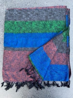 shawls yak striped fair trade